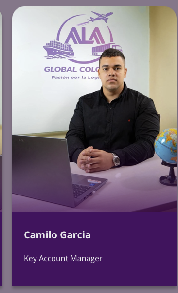 Camilo Garcia - Key Account Manager en ALA Global Colombia