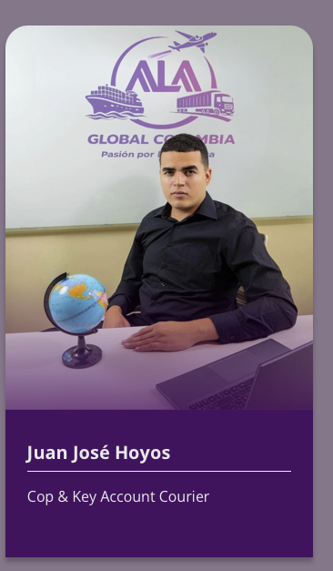 Juan José Hoyos - Cop & Key Account Courier en ALA Global Colombia